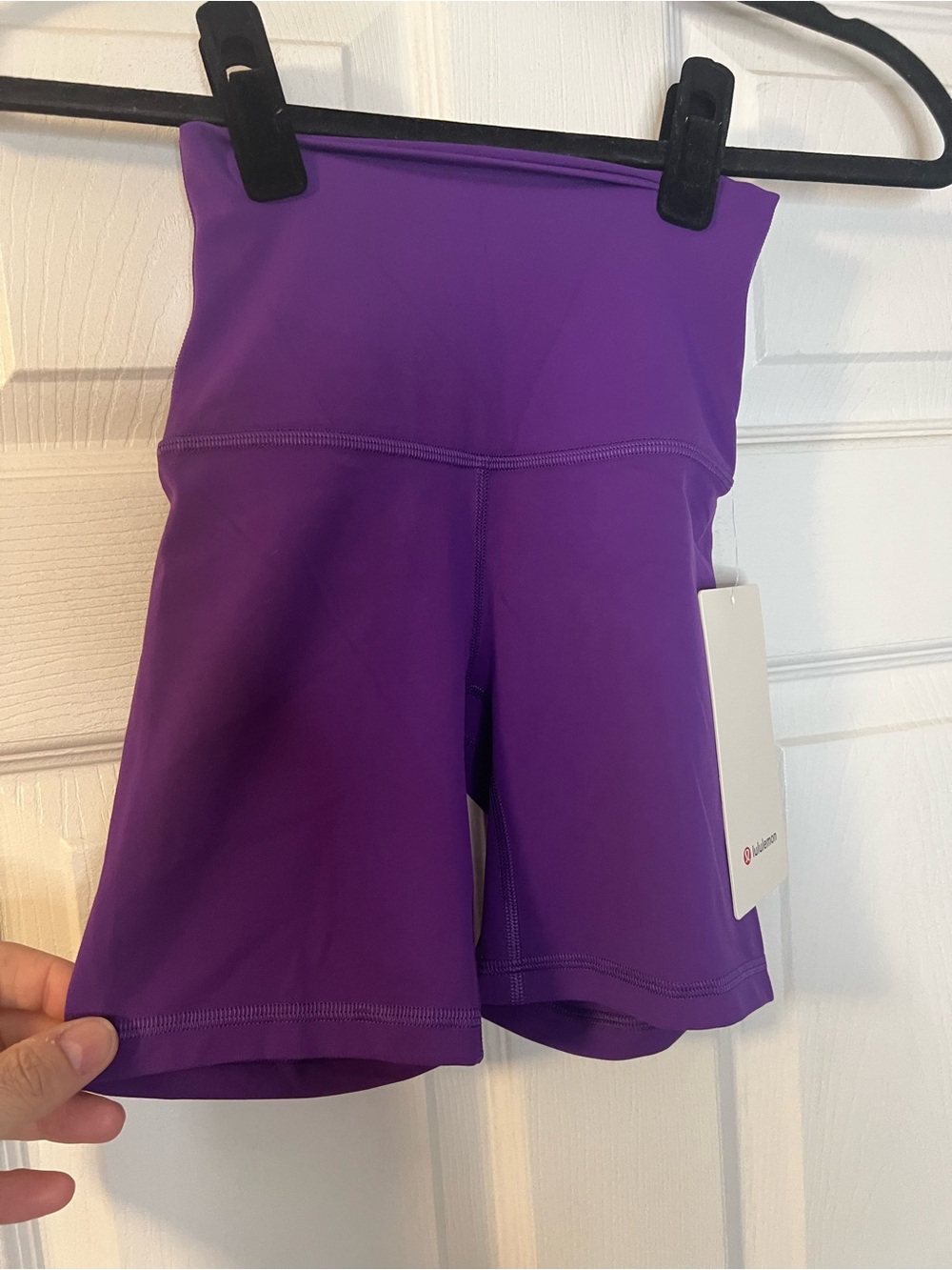 #428 Lululemon Align High-Rise Short 6” College Purple Size 0 NWT